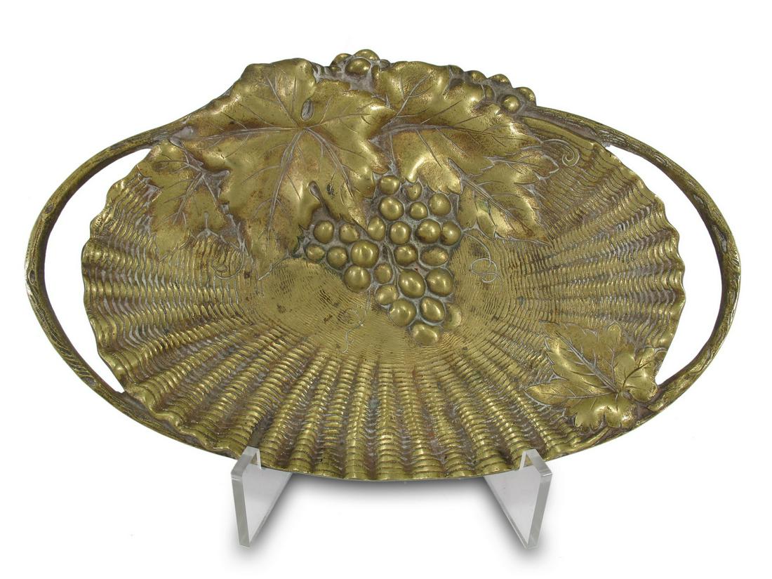 Probably A. Marionnet French bronze tray, unsigned (1 of 3)