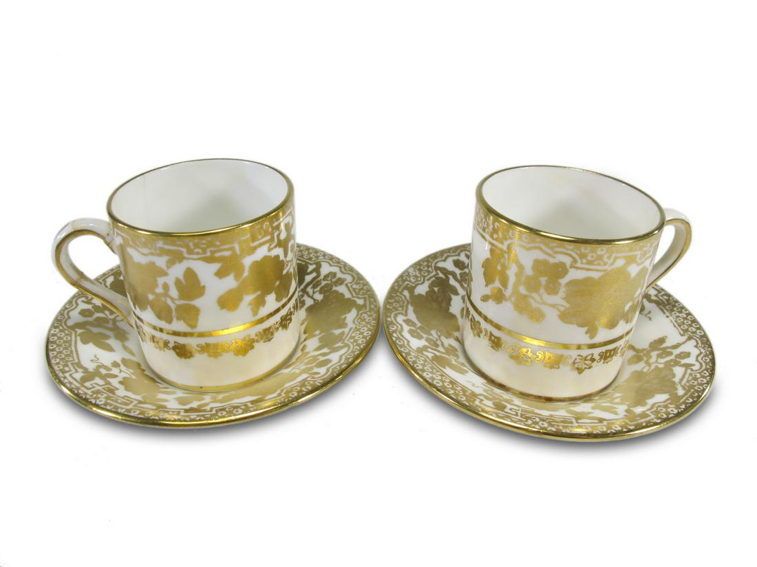 Hammersley & Co, England pair of porcelain cups (1 of 8)