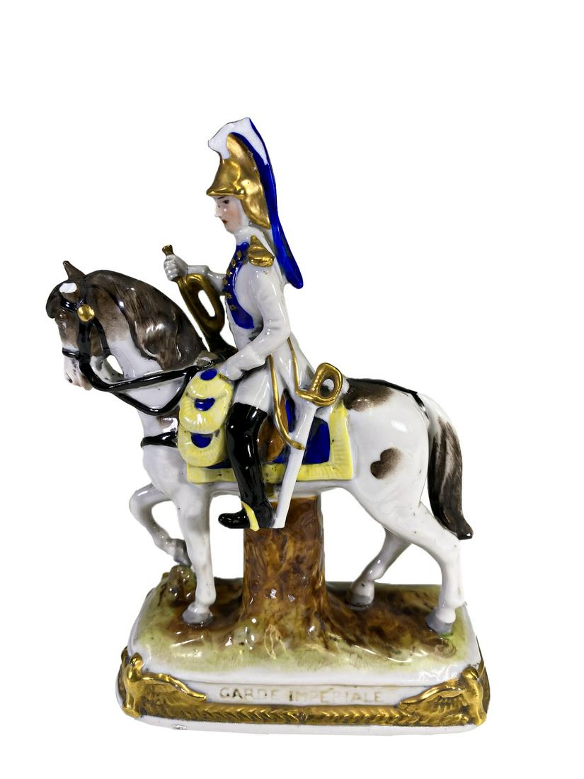 Antique German Soldier Porcelain Statue (1 of 10)