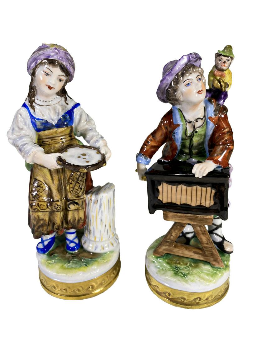 Volkstedt, Germany pair of Porcelain Statues (1 of 8)