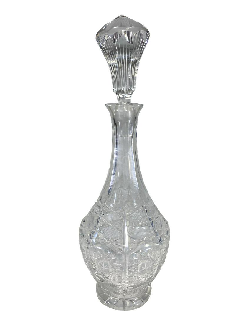 Vintage Czech Crystal Decanter (1 of 7)