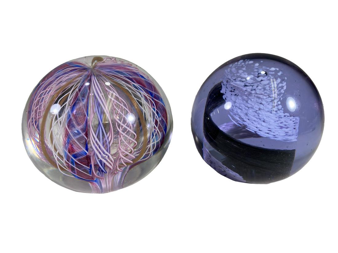 2 Vintage Caithness, Scotland Glass Paperweights (1 of 6)