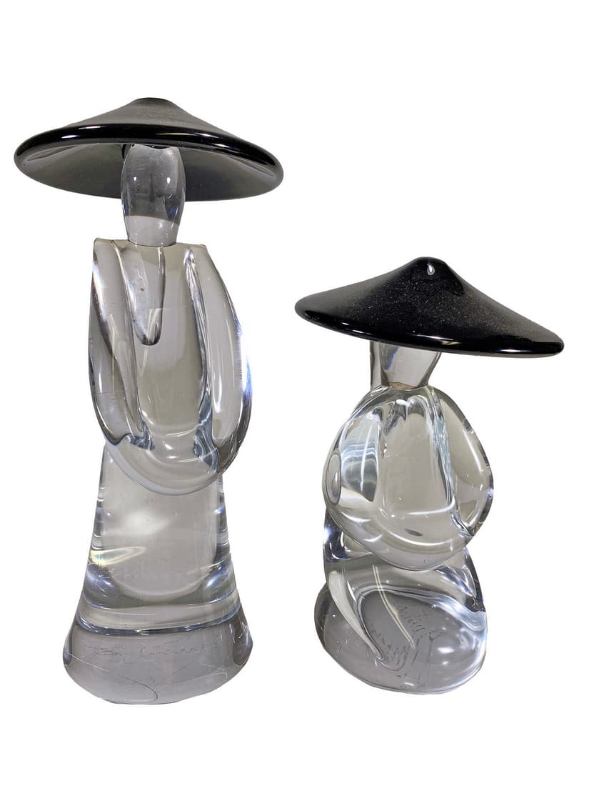 2 Chinese Murano Glass Sculptures by R. ANATRA (1 of 7)
