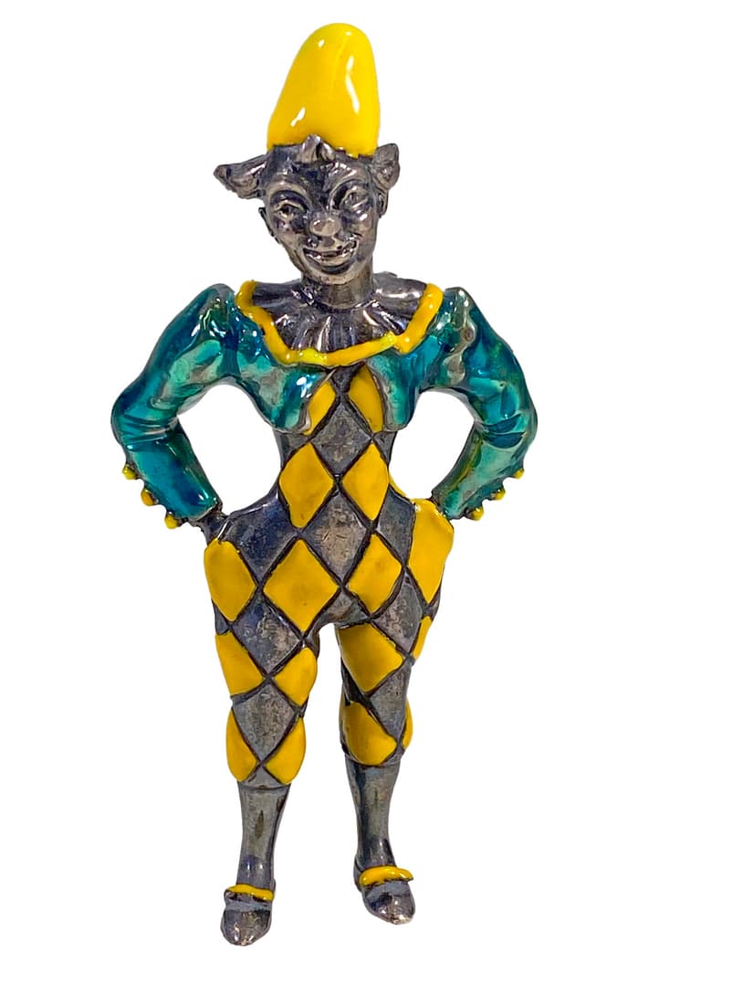 Tiffany & Co Gene Moore Sterling & Enamel Circus Clown (1 of 4)