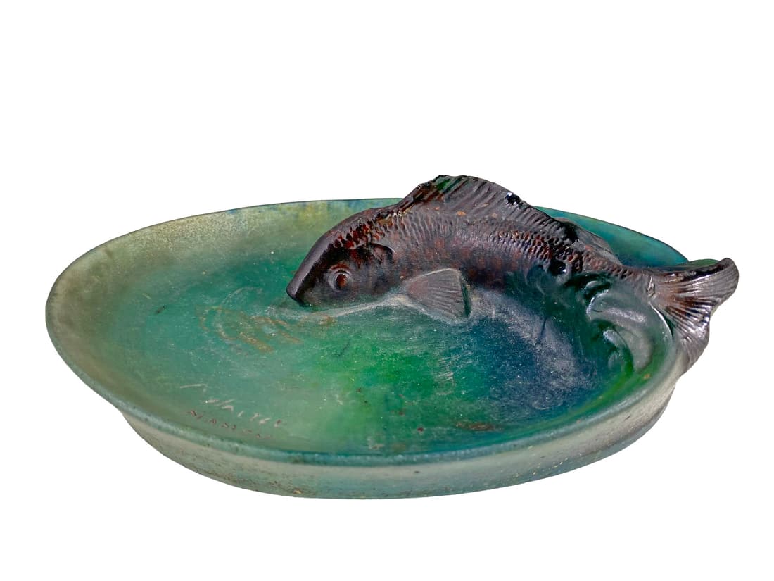 Walter Nancy, France Pate de Verre Fish Tray (1 of 7)