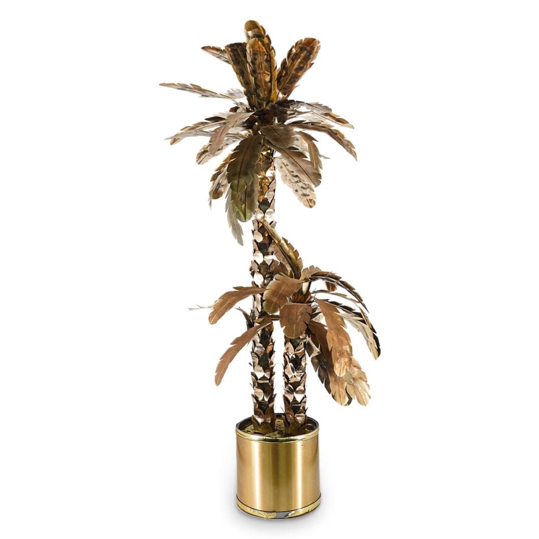 Large Jansen Style Brass Palm Tree Sculpture (1 of 9)