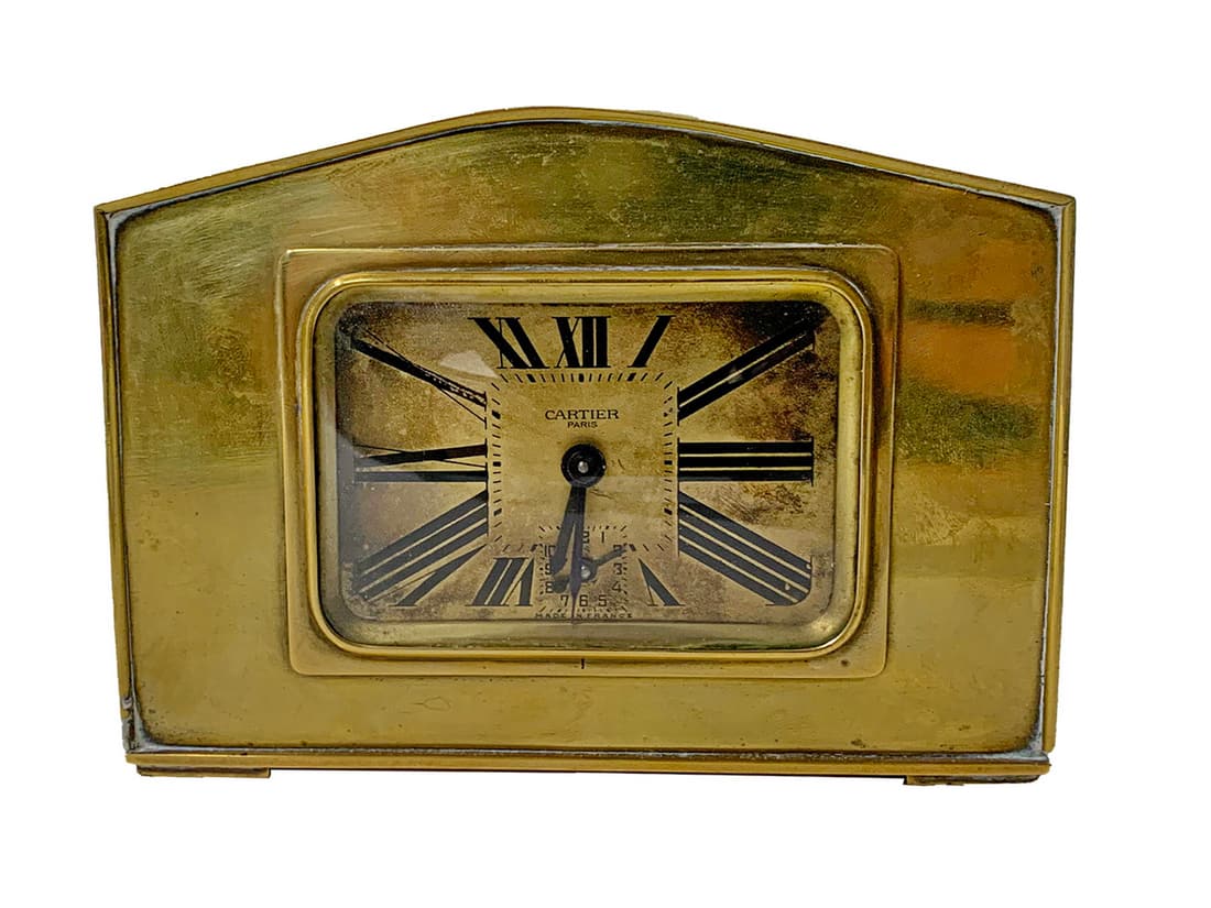 Cartier, Paris Art Deco Bronze Alarm Clock (1 of 7)