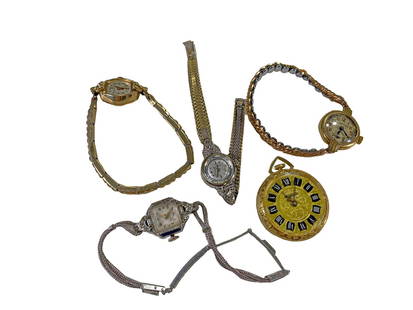 Set of 5 Assorted watches, Bulova, Benrus, etc: Set of 5 Assorted watches, Bulova, Benrus, etc.Local Pick up call one day before to make an appointment. TO SHIP THIS ITEM IN USA OR INTERNATIONAL, PLEASE CONTACT THE SHIPPERS : 1) UPS store1937- Davi