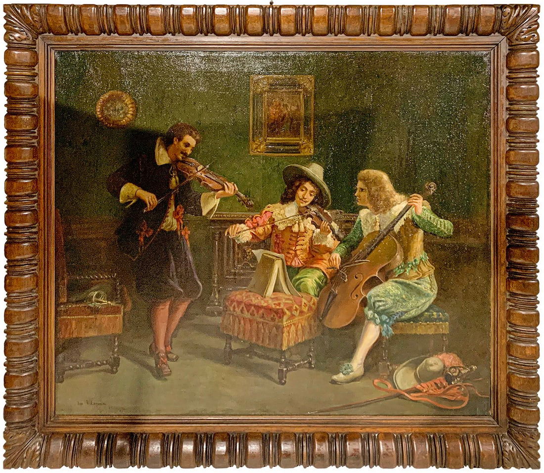 Charles Loyeux (18231898) Oil On Canvas Copy By Cuppini Auction