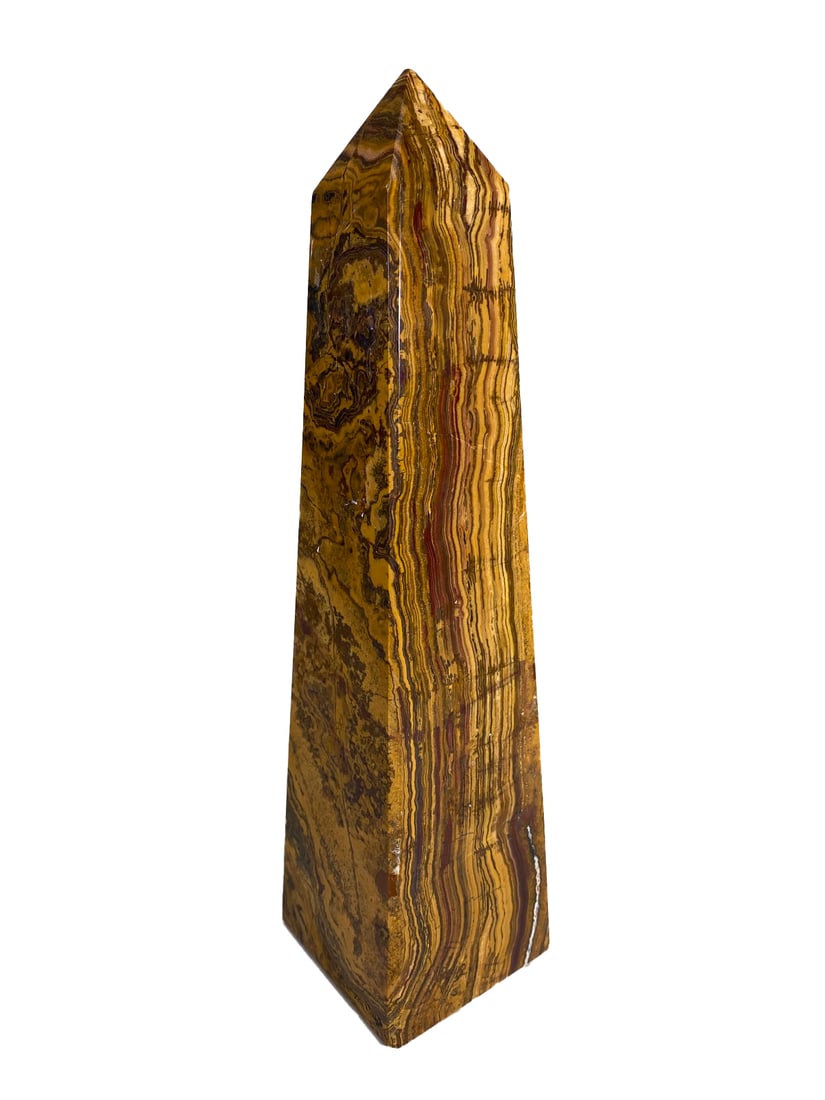 Vintage Hard Stone Obelisk: Vintage Hard Stone Obelisk. 10 x 2 1/2 x 2 1/2 in.Local Pick up call one day before to make an appointment. TO SHIP THIS ITEM IN USA OR INTERNATIONAL, PLEASE CONTACT THE SHIPPERS : 1) UPS store1937- D