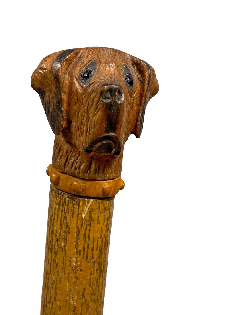 Brigg Dog Head Wood Walking Stick & Sword (1 of 8)