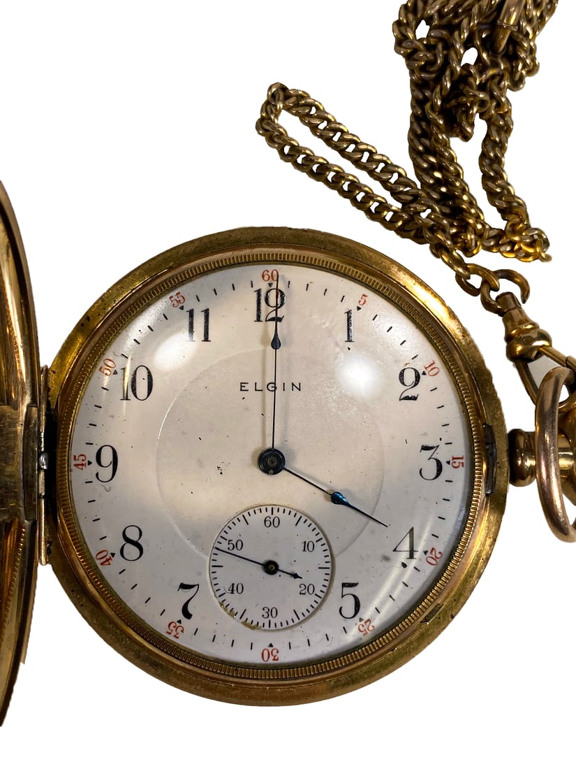 Elgin Natl Watch Co, USA Pocket Watch (1 of 10)