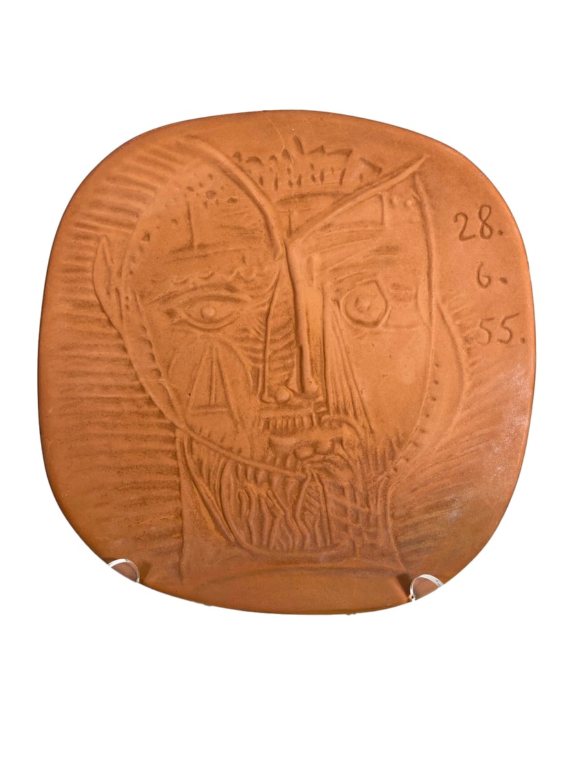 Picasso, Madura Style Ceramic Plate (1 of 5)