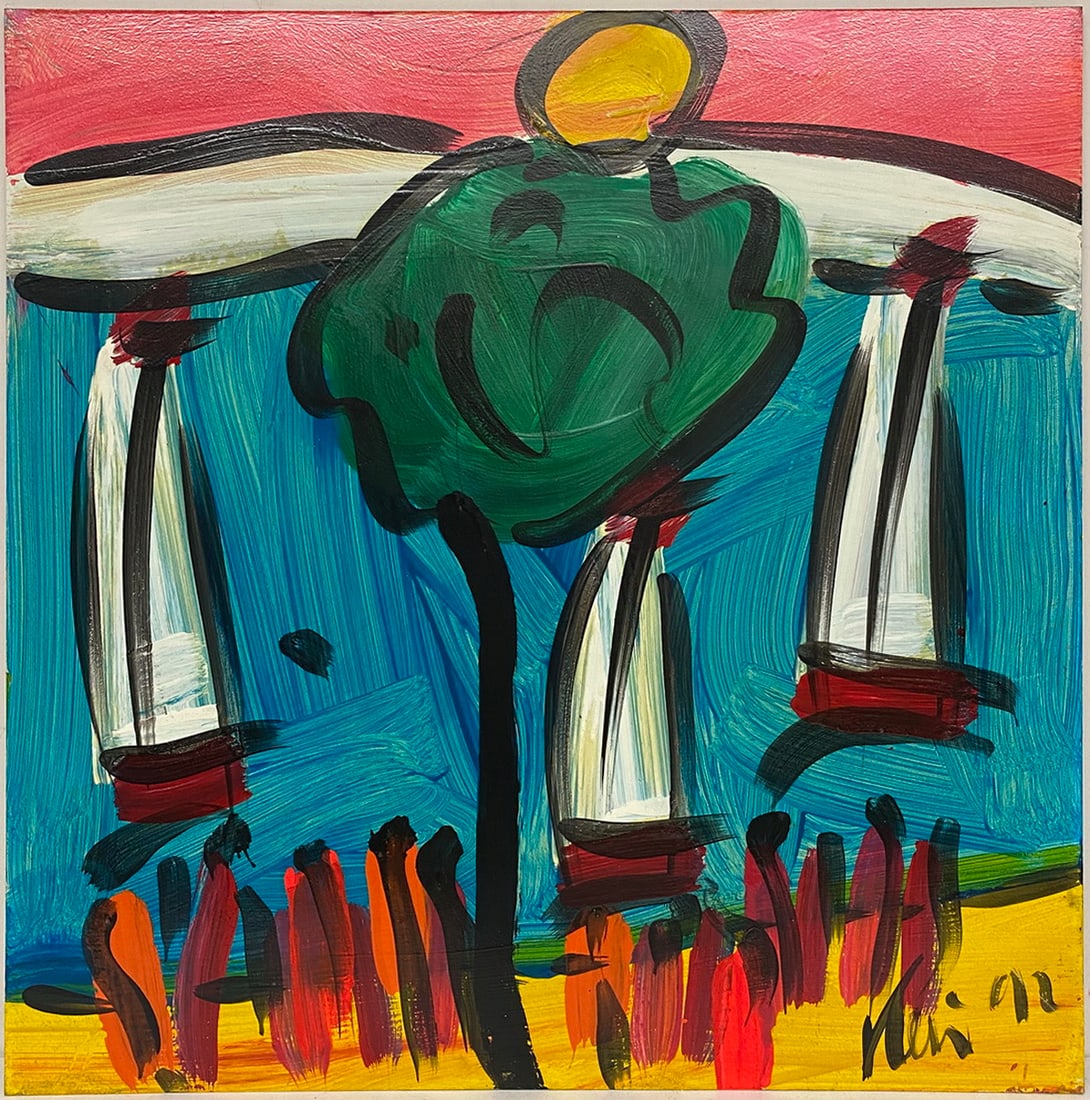 Peter Robert KEIL (1942) German Oil on Cardboard, 1972: Peter Robert KEIL (1942) German Oil on Cardboard, 1972. 24 x 24 in.Local Pick up call one day before to make an appointment. TO SHIP THIS ITEM IN USA OR INTERNATIONAL, PLEASE CONTACT THE SHIPPERS : 1)