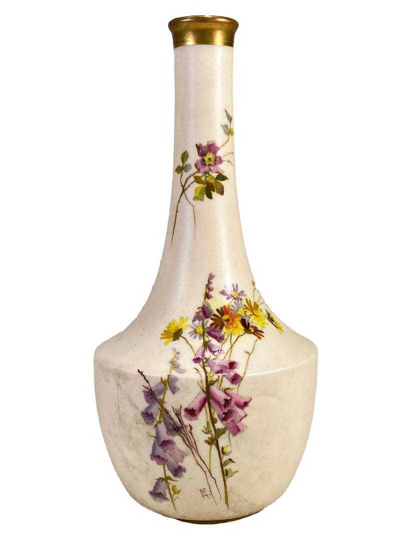 Antique Royal Worcester Porcelain Small Vase (1 of 5)