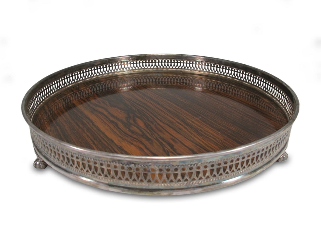 The Sheffield Silver Co, USA Metal & Formica Tray (1 of 6)