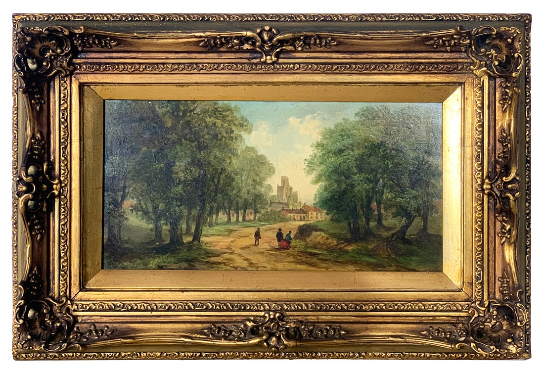 Alfred H. VICKERS (1853-1907) British Oil on Board (1 of 4)