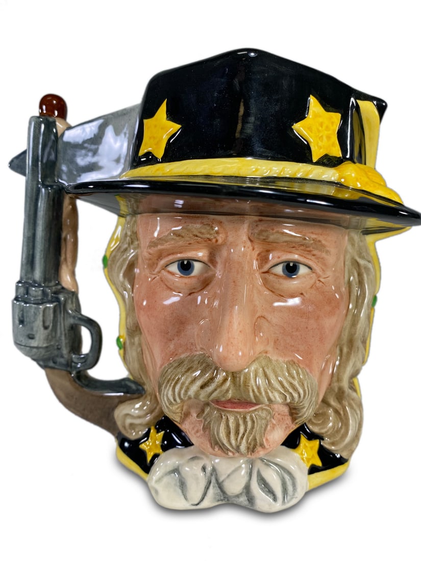 Royal Doulton, George A Custer & Sitting Bull jug (1 of 6)