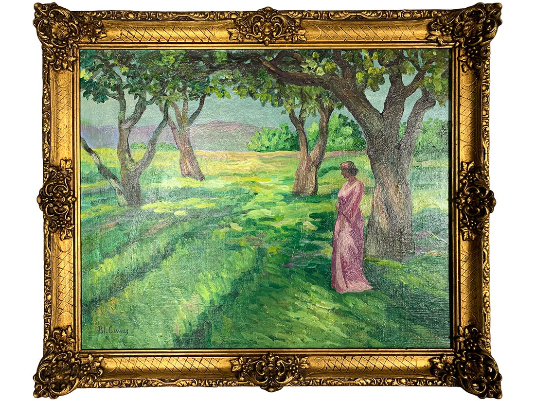 Blanche Augustine CAMUS (1884-1968) French oil on canvas (1 of 4)