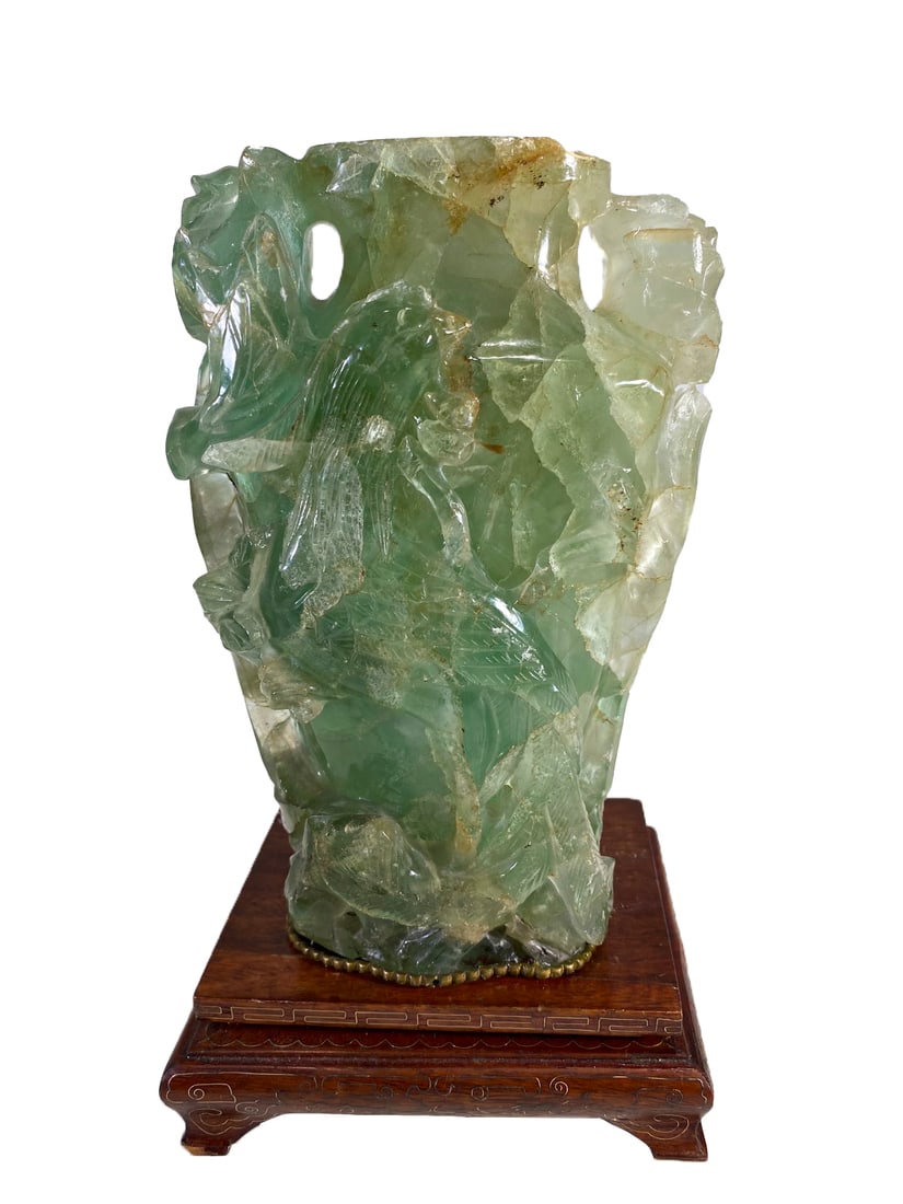 Antique Chinese Probably Carved Jade Vase (1 of 7)