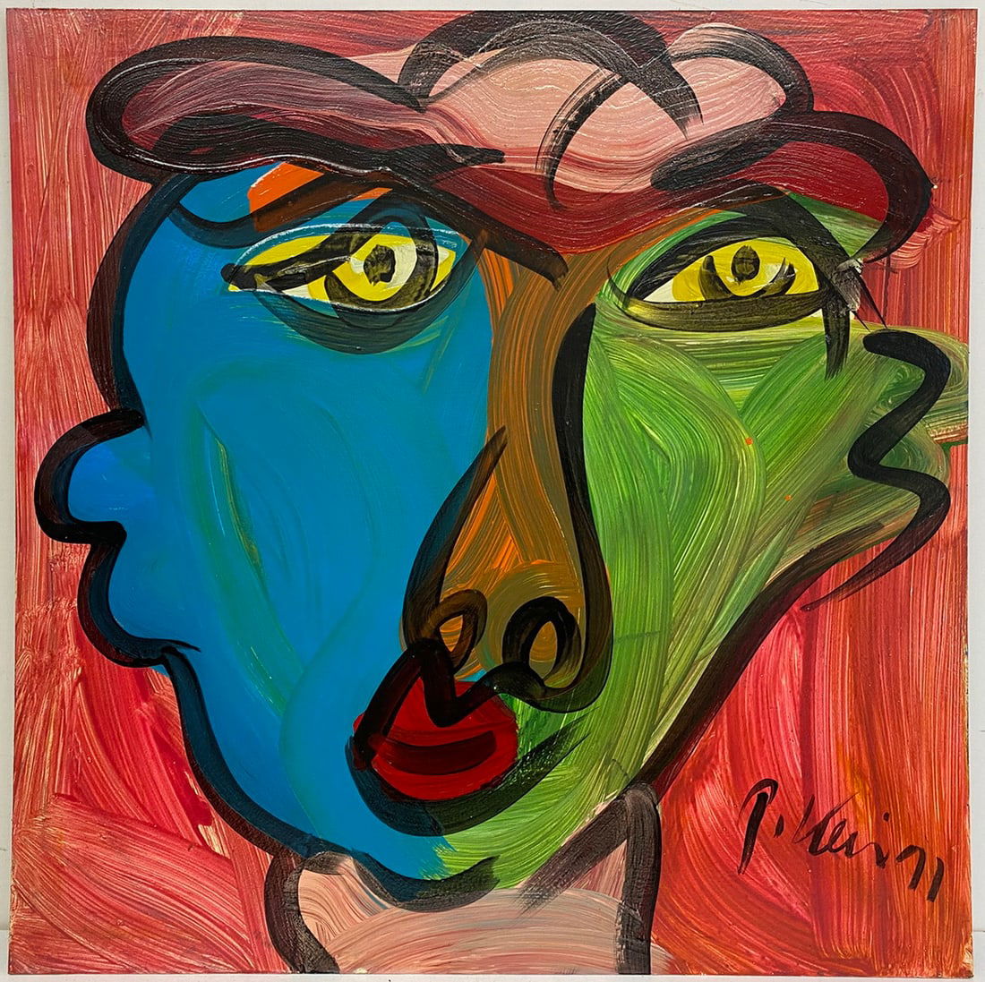 Peter Robert KEIL (1942) German Oil on Masonite, 1971 (1 of 4)