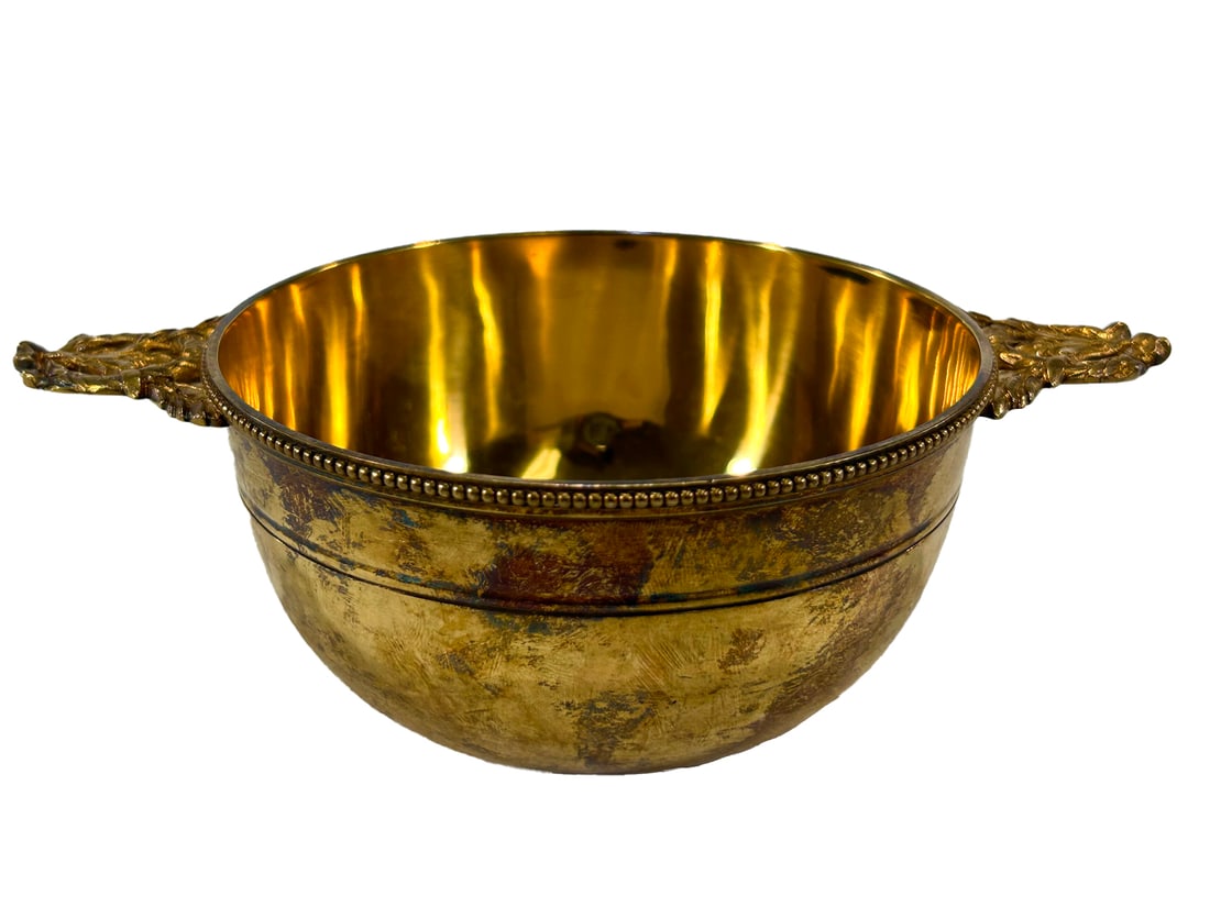 Antique French Christofle Gilt Bowl (1 of 4)
