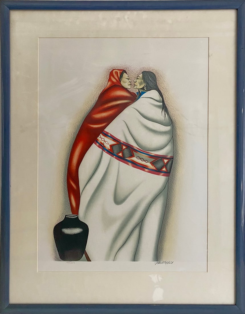 Robert REDBIRD (1939-2016) Indians Lithograph (1 of 7)