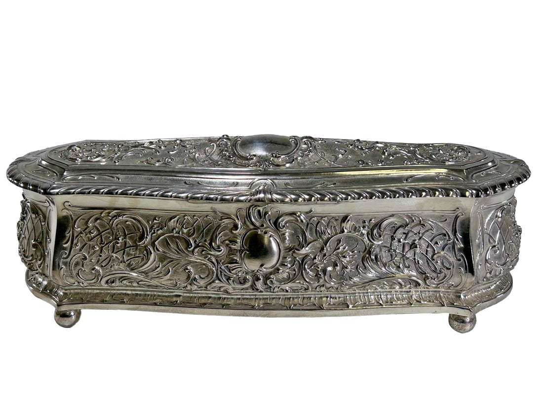German WMF antique silverplated box (1 of 6)