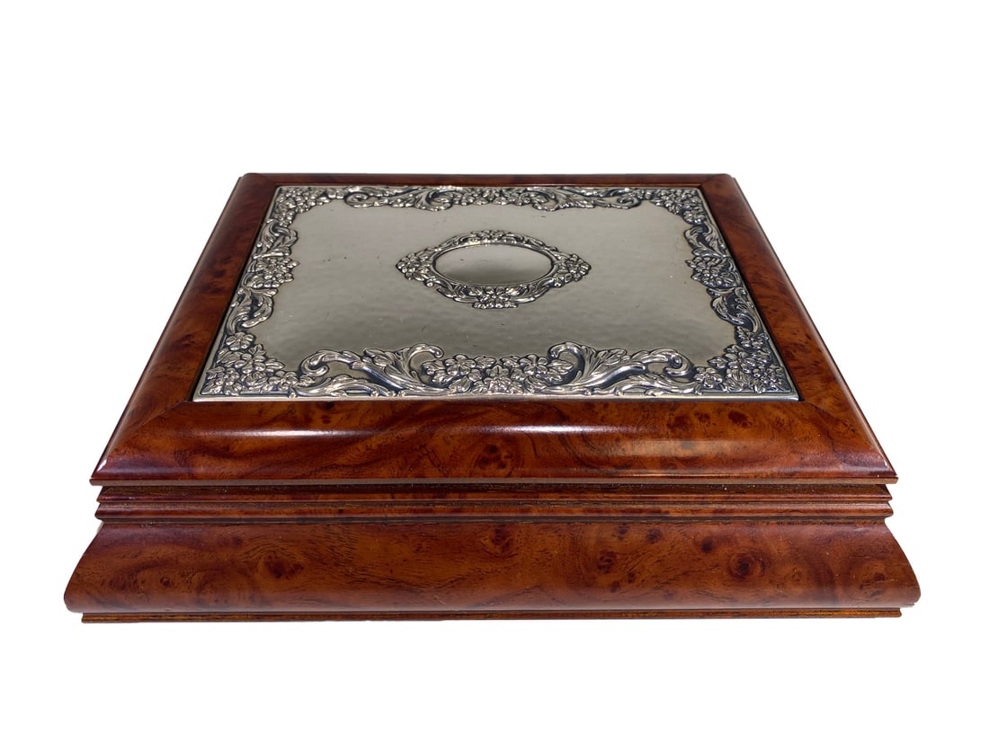 925 Sterling Silver & Wood Box by Ricordi (1 of 6)