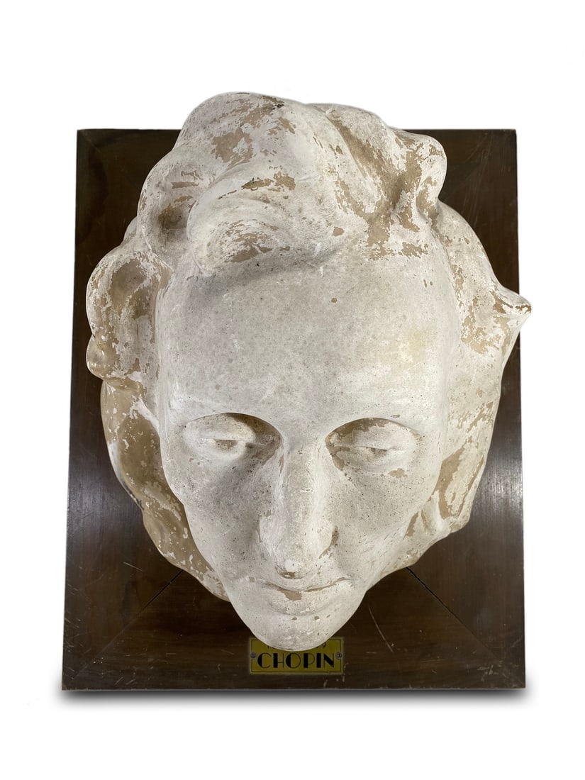 Signed Chirico, Italian Mask of Frederic Chopin (1 of 7)