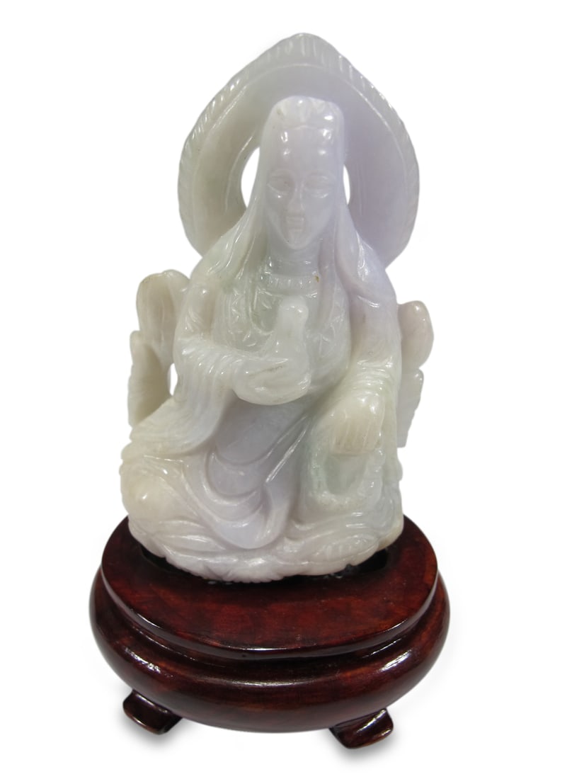 Chinese Probably carved Jade Buddha Sculpture: Chinese Probably carved Jade Buddha Sculpture. 3 x 1 3/4 x 1 1/8 inLocal Pick up call one day before to make an appointment. TO SHIP THIS ITEM IN USA OR INTERNATIONAL, PLEASE CONTACT THE SHIPPERS : 1)