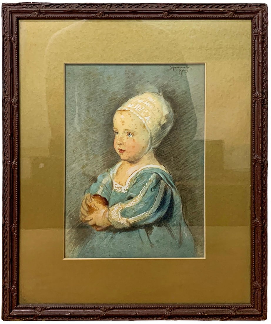 After Anton VAN DYCK (1599-1641) Watercolor by FARGIULLO (1 of 4)