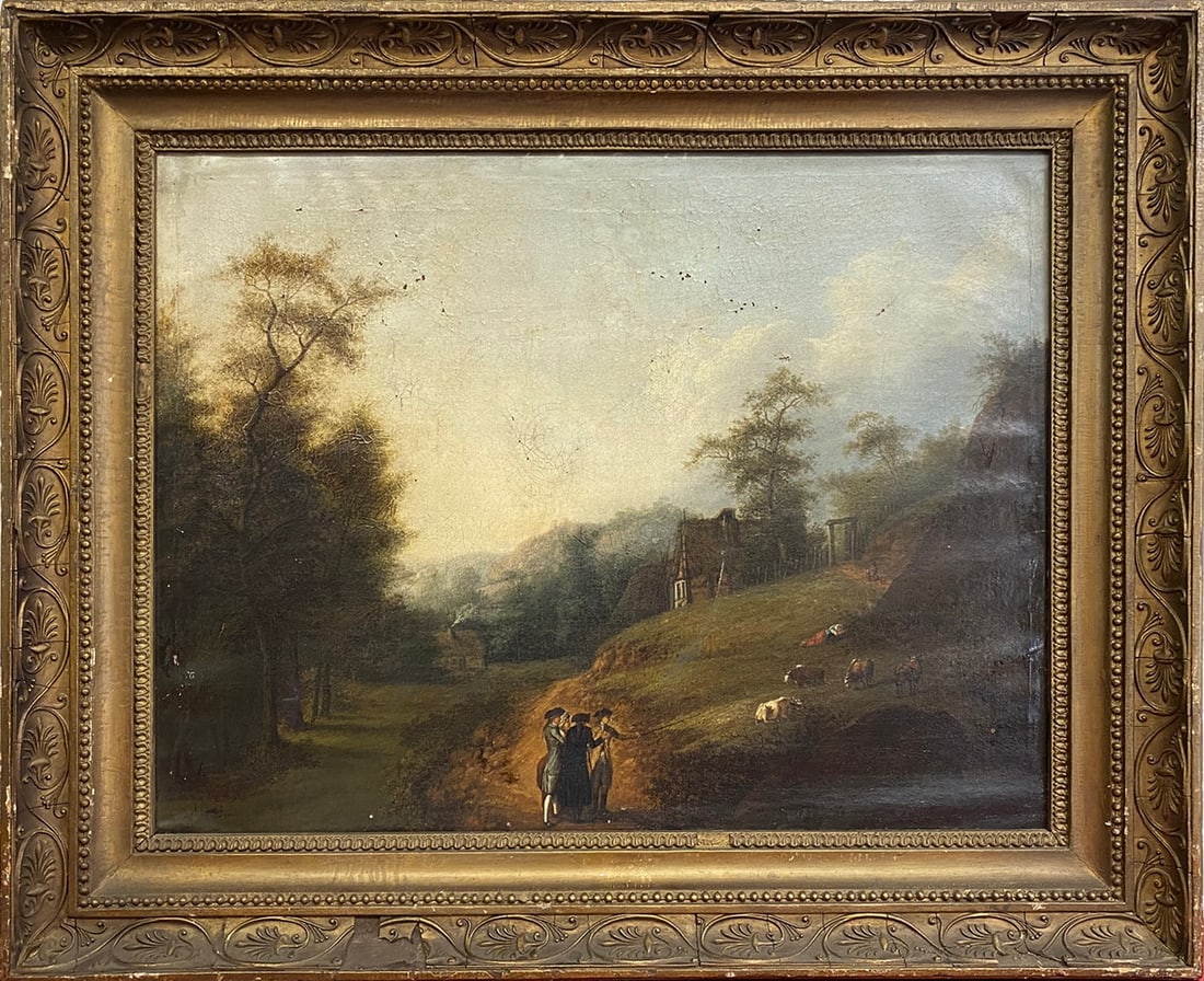18th/19th C European painting, sign. Johann Gottlieb Karl (1 of 9)