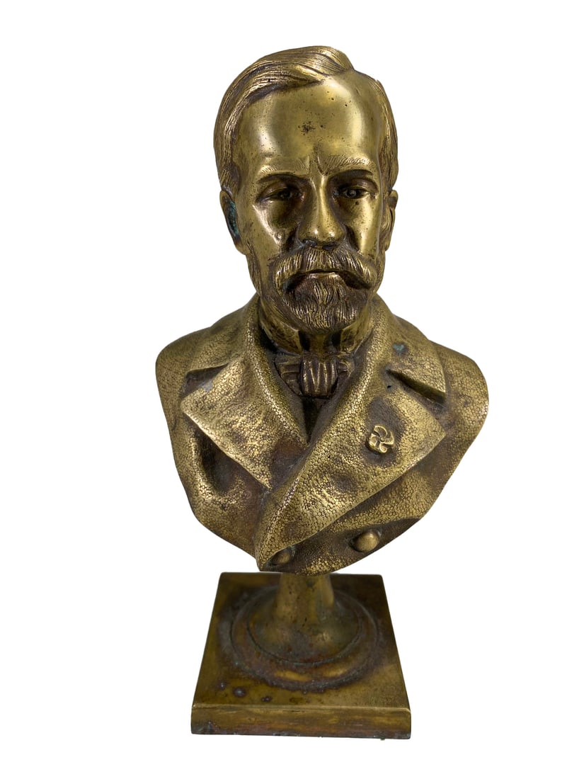 Louis Pasteur French Bronze Bust (1 of 4)