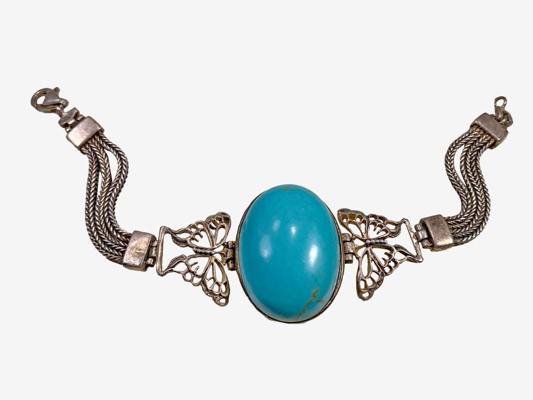 Sterling 925 & Turquoise Bracelet (1 of 7)