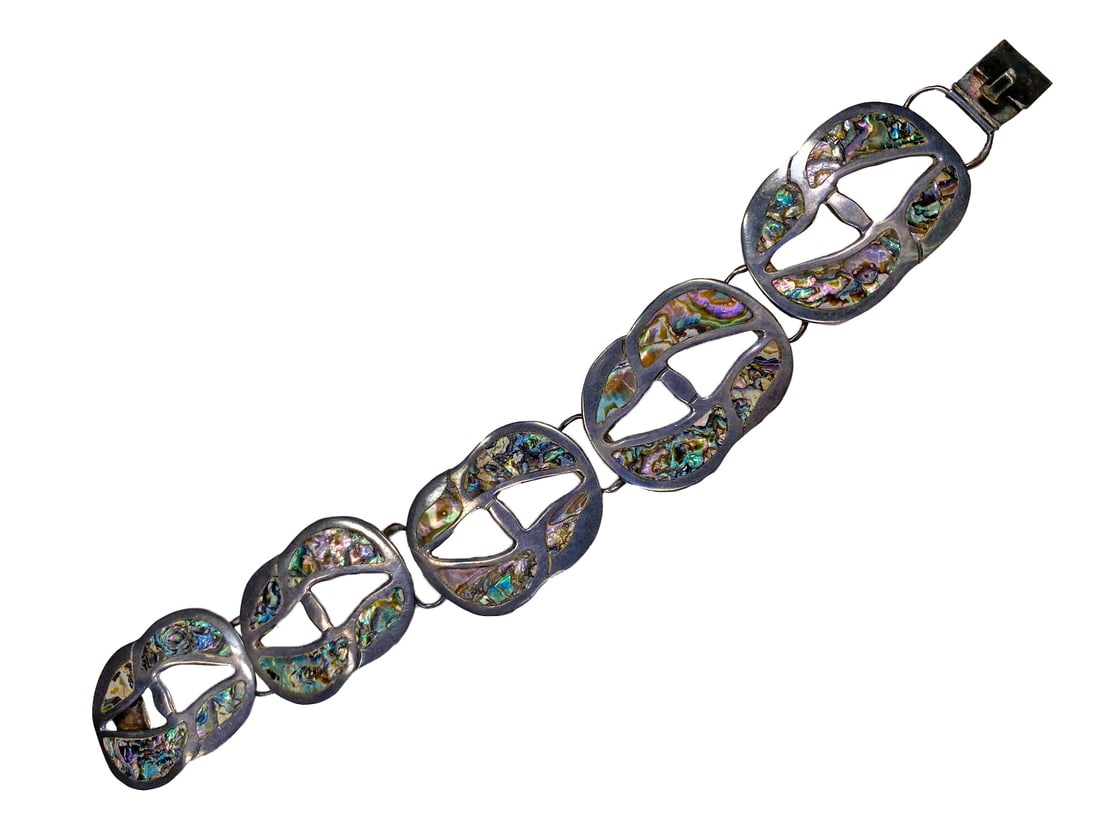 Sterling 925 & Abalone Bracelet (1 of 6)