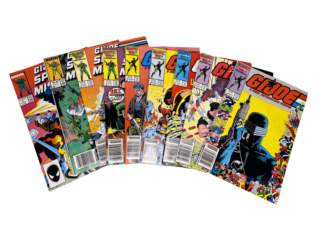 9 G.I.Joe, 1986/87 Marvel Comics Magazines (1 of 5)