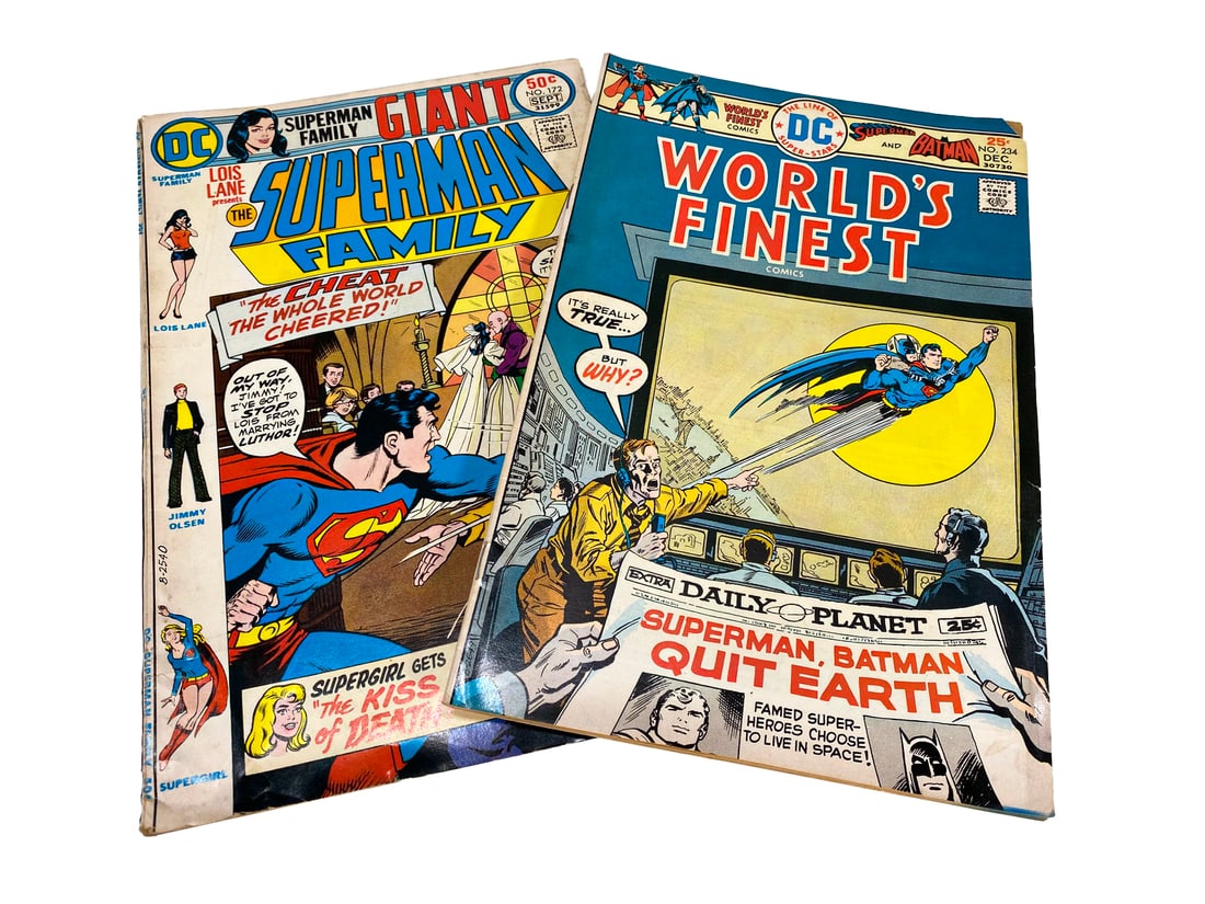 2 Superman 1975 Marvel Comics Magazines (1 of 5)