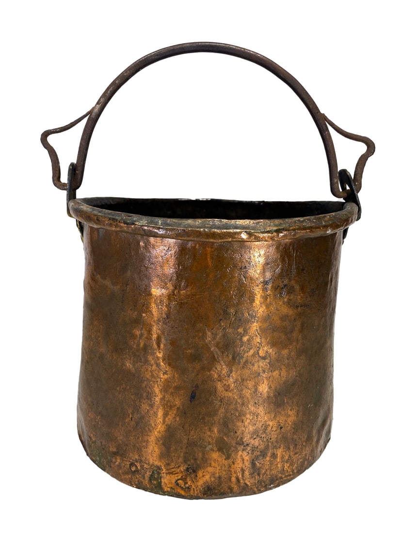 Antique Italian Copper Bucket (1 of 8)