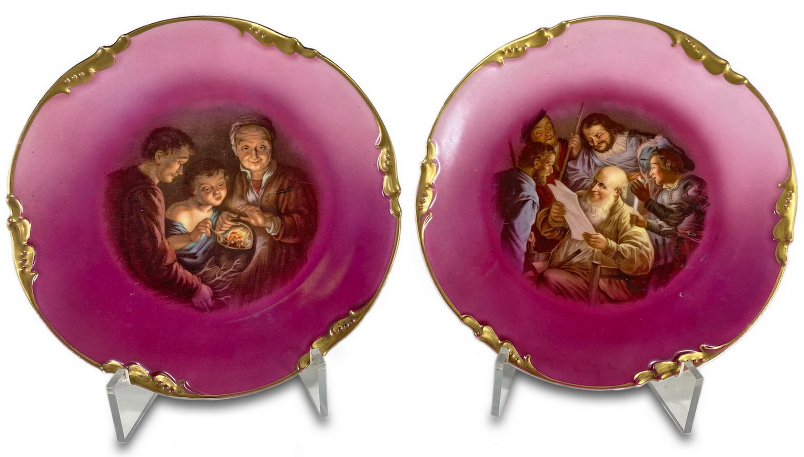 Vintage Pair of German Porcelain Plates (1 of 5)