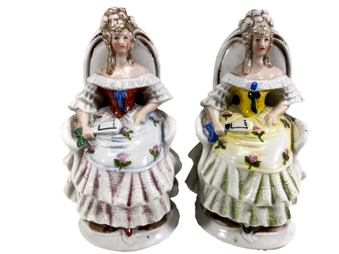 German pair of Porcelain Figurines (1 of 6)