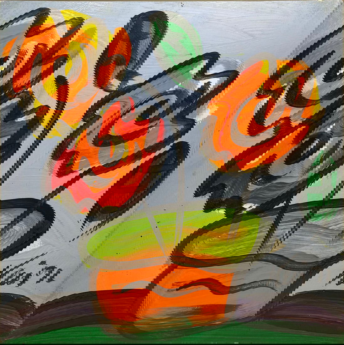 Peter Robert Keil (1942) German Painting, 1992 (1 of 4)