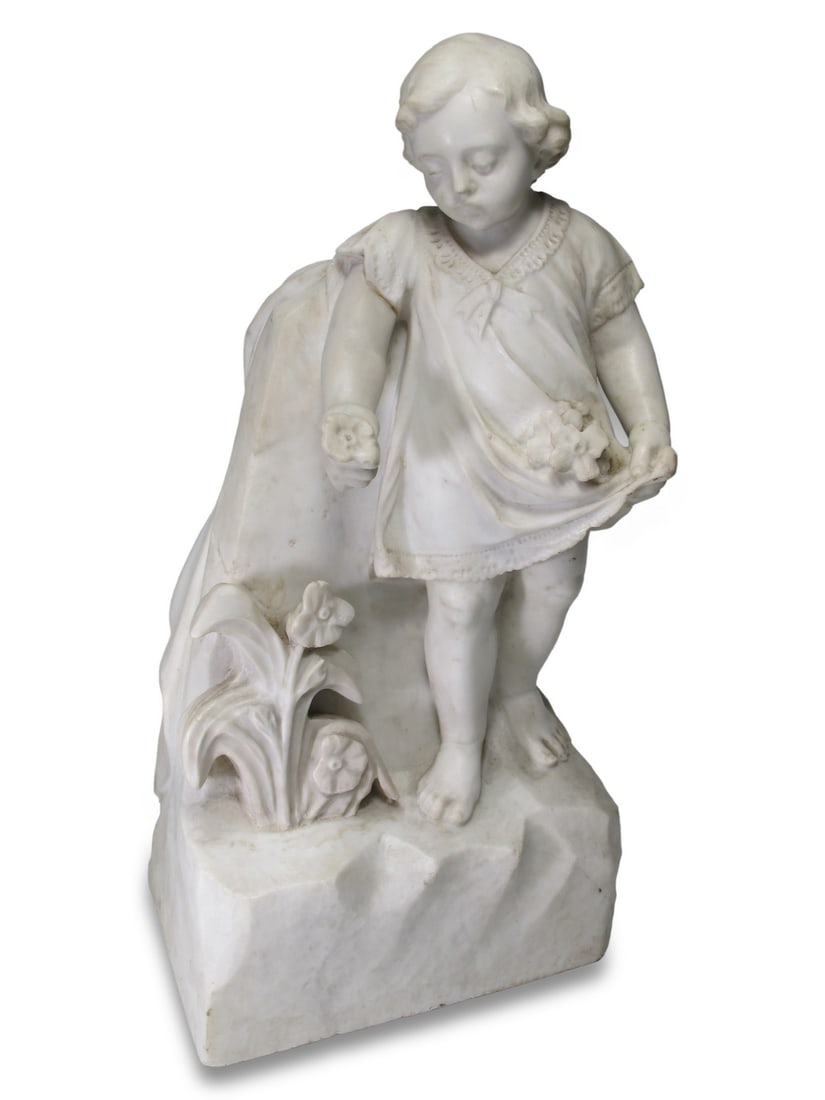 Antique European Carrara Marble Sculpture (1 of 6)