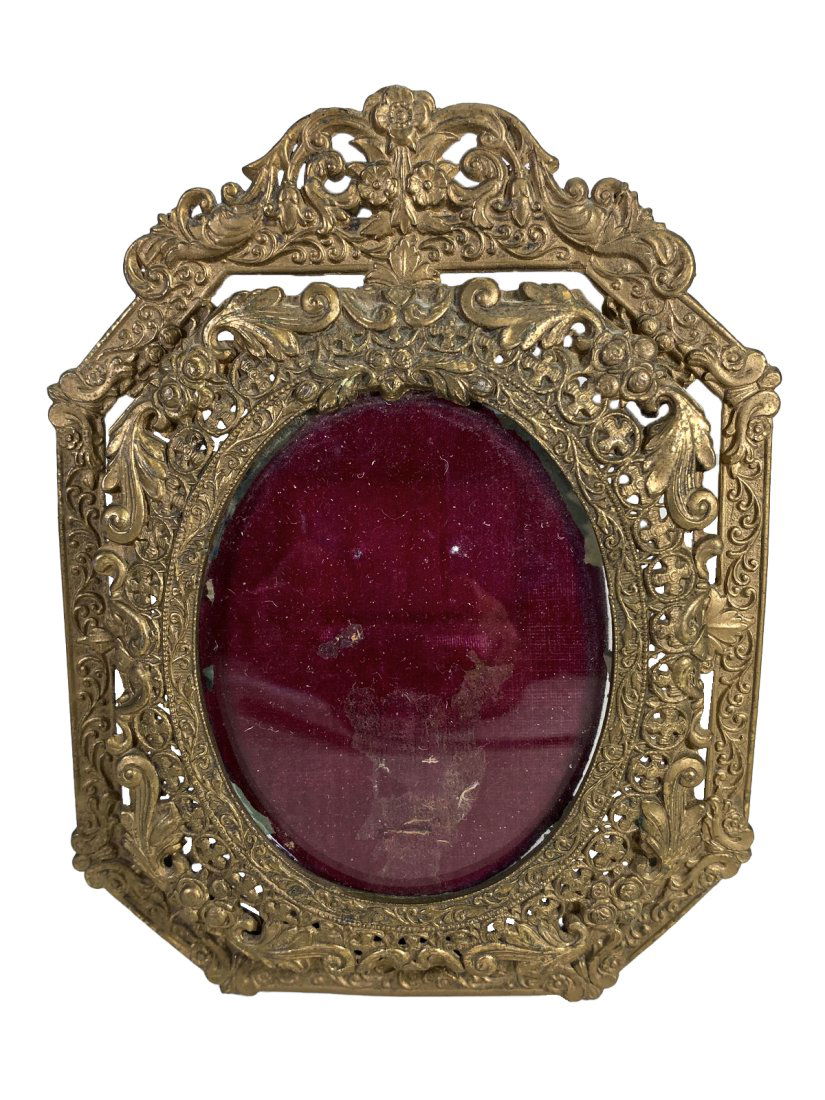 Antique French Bronze Picture Frame (1 of 5)