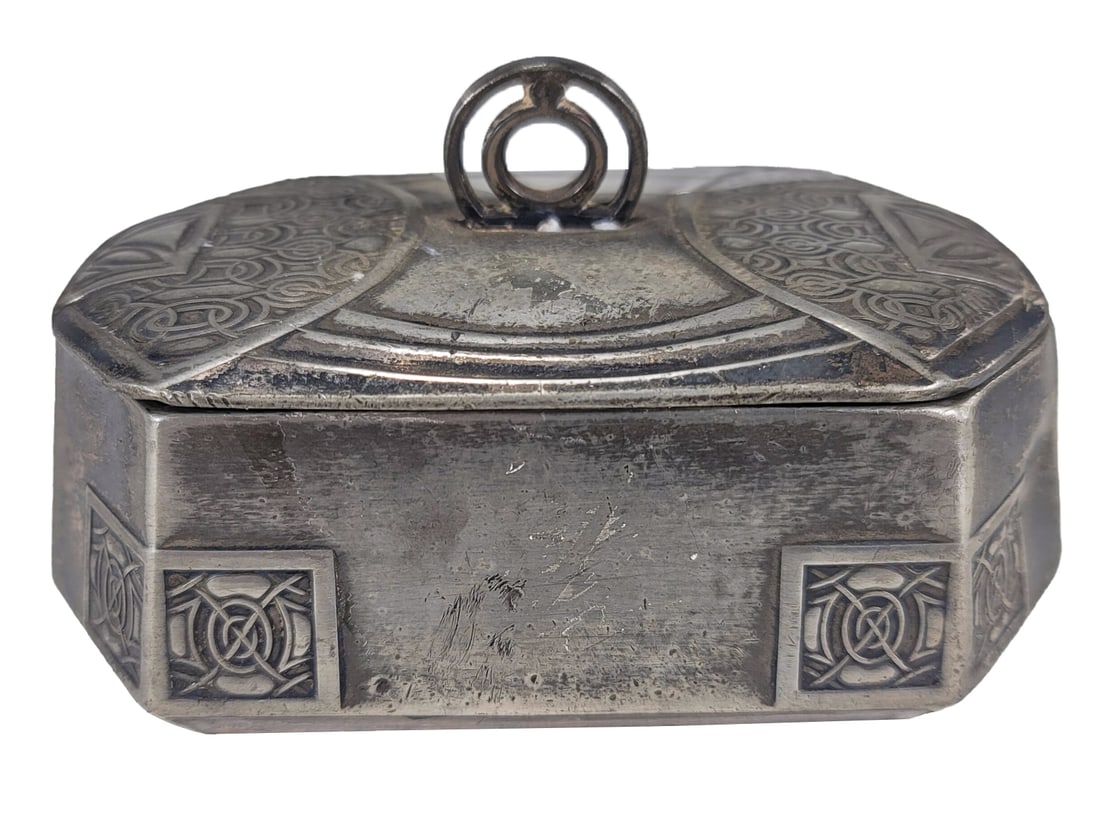 German WMF Art Nouveau silverplate box (1 of 7)