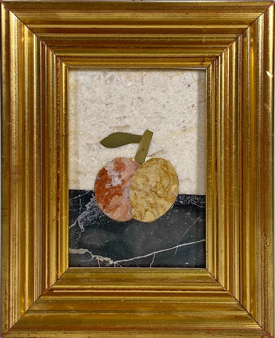 Antique Italian Miniature Framed Pietradura (1 of 4)