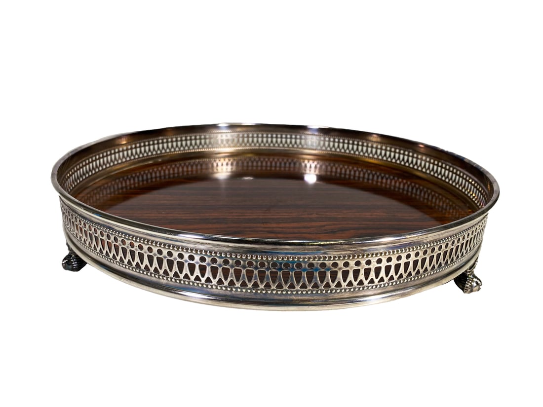 Sheffield Silver Co, USA Metal & Formica Tray (1 of 7)