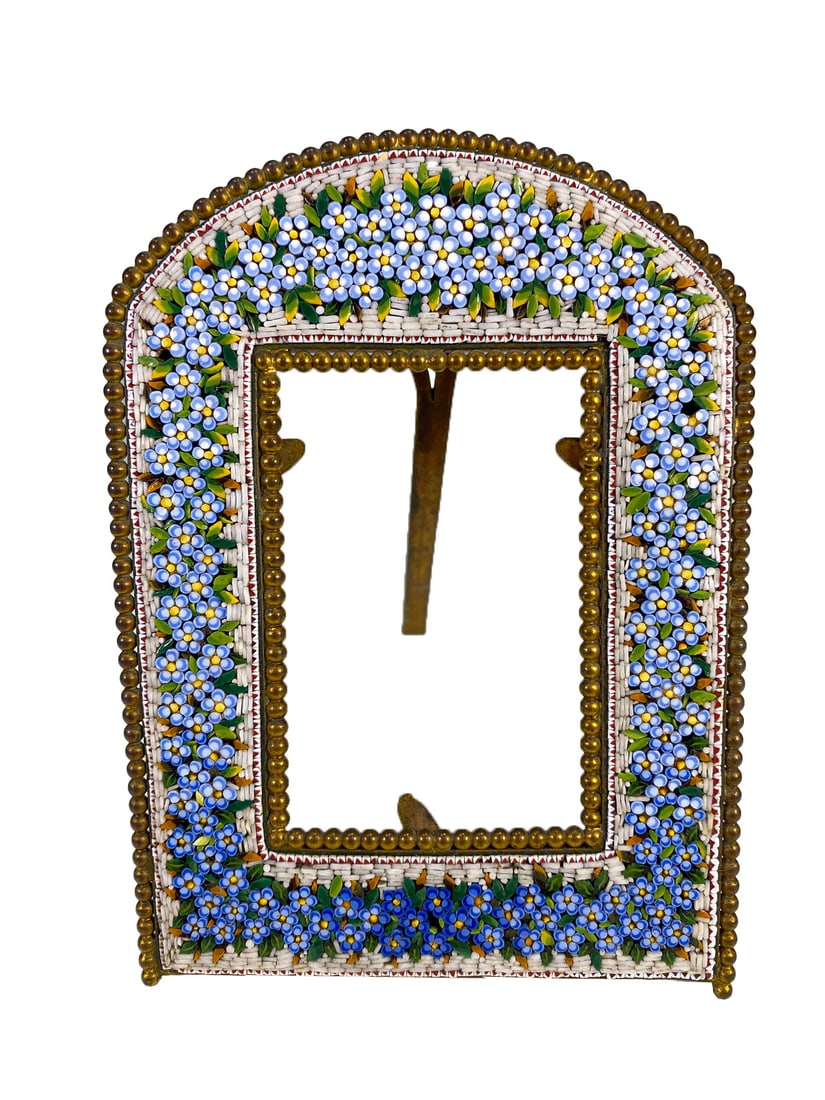 Vintage Micromosaic Picture Frame (1 of 3)