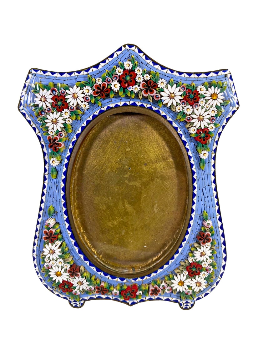 Vintage Micromosaic Picture Frame (1 of 4)