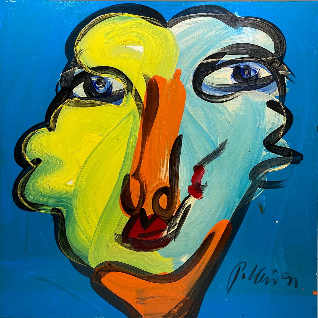 Peter Robert KEIL (1942) German Oil on Masonite: Peter Robert KEIL (1942) German Oil on Masonite. 24 x 24 in.Local Pick up call one day before to make an appointment. TO SHIP THIS ITEM IN USA OR INTERNATIONAL, PLEASE CONTACT THE SHIPPERS : 1) UPS st